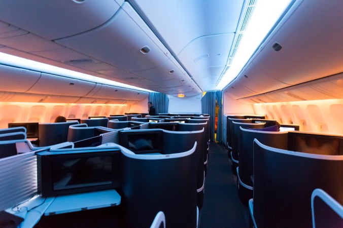 Virgin Australia 777 Business Class