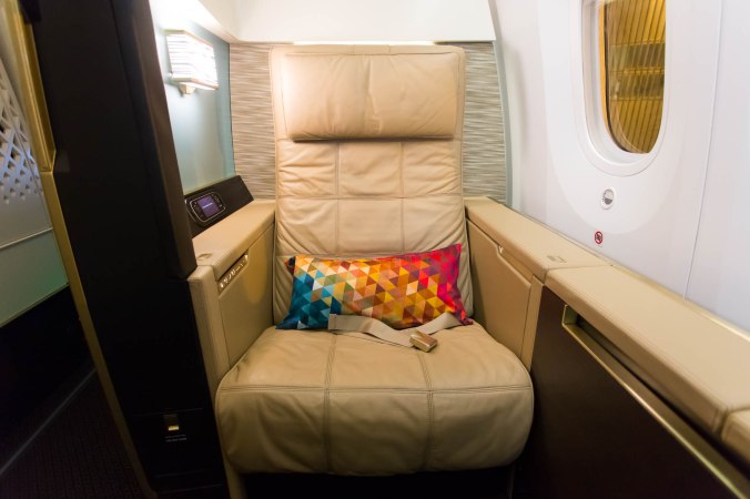 Etihad 787 First Class Seat 2A