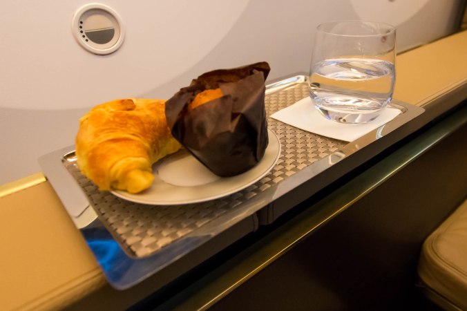 Etihad 787 First Class Pastries