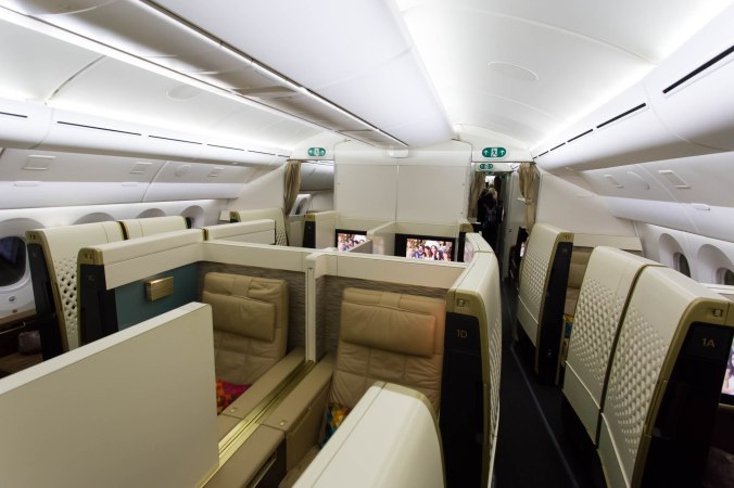 Etihad 787 First Class Cabin