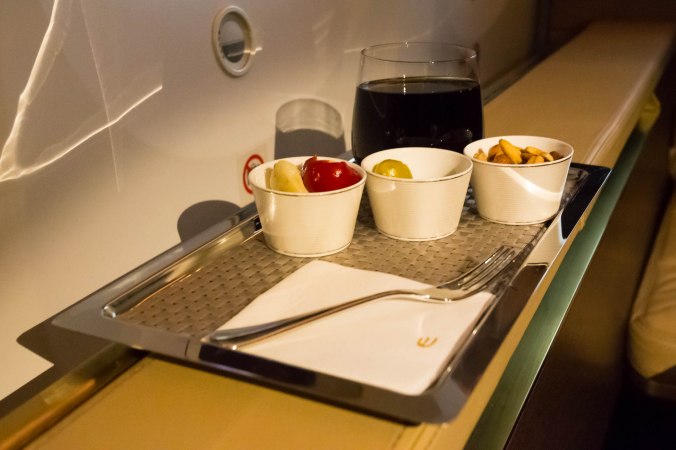 Etihad 787 First Class Appetiser Tray